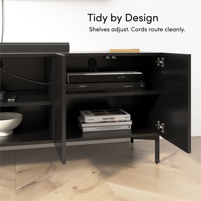 Barletta 71W Modular TV Stand for Entertainment Center - Engineered Wood