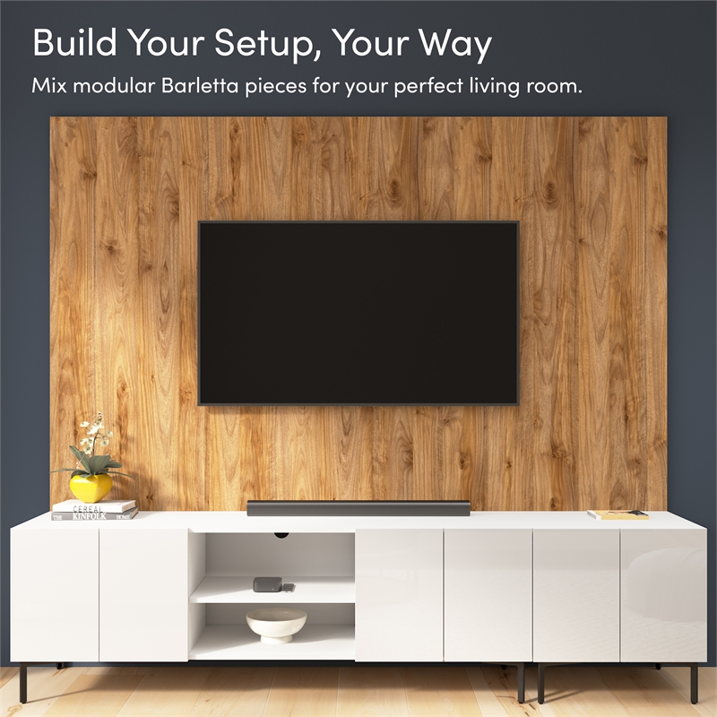 24W Modular Storage Cabinet with Doors - Engineered Wood