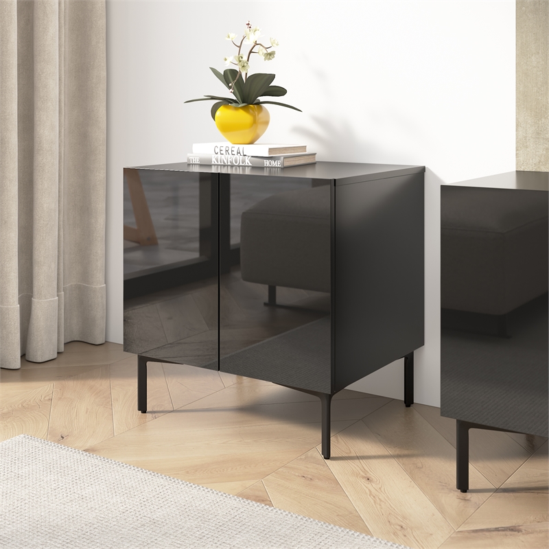 24W Modular Storage Cabinet with Doors - Engineered Wood