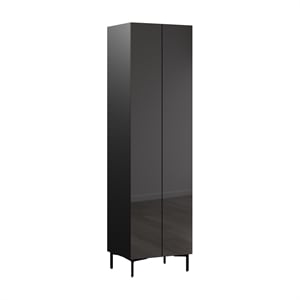 24W Modular Tall Storage Cabinet with Doors - Engineered Wood