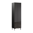 24W Modular Tall Storage Cabinet with Doors - Engineered Wood