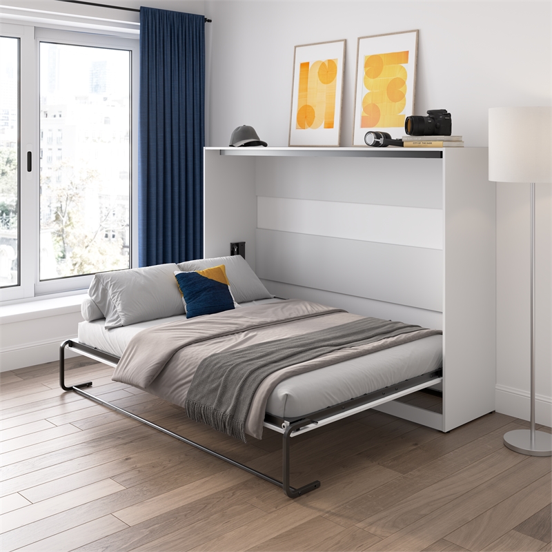 Claremont 80W Full Horizontal Murphy Bed - Engineered Wood