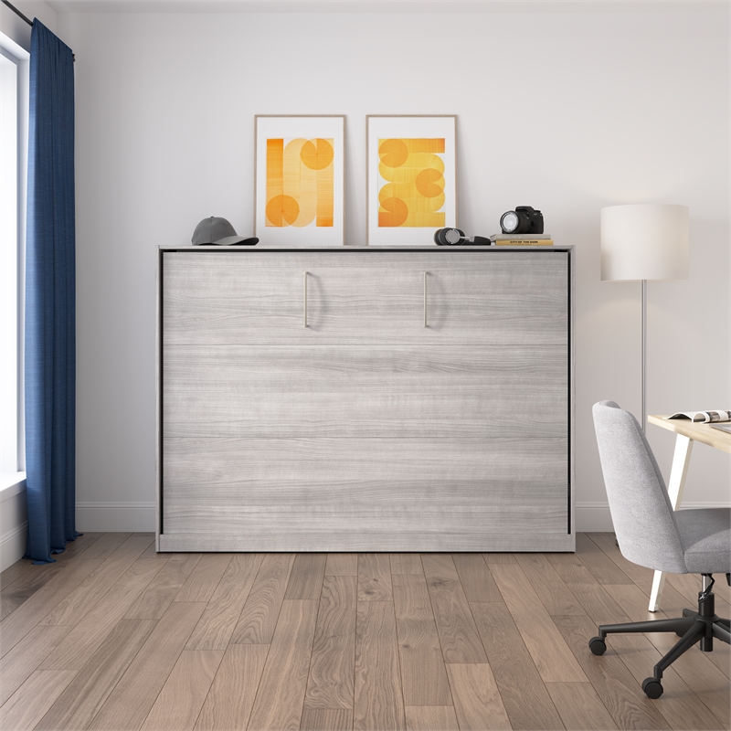 Claremont 80W Full Horizontal Murphy Bed - Engineered Wood