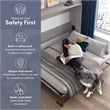 Claremont 80W Full Horizontal Murphy Bed - Engineered Wood
