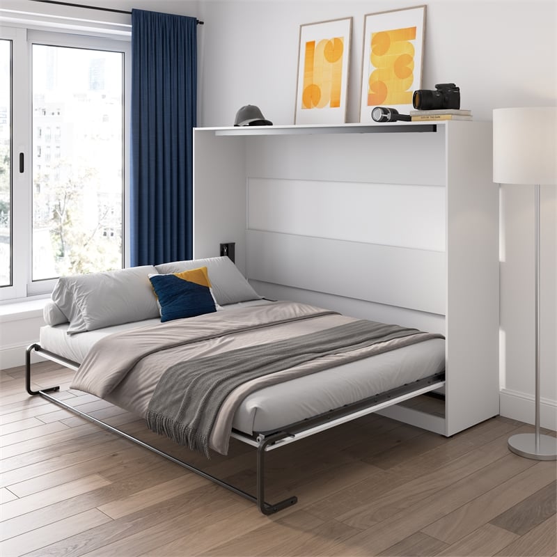 Claremont 85W Queen Horizontal Murphy Bed - Engineered Wood