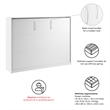 Claremont 85W Queen Horizontal Murphy Bed - Engineered Wood