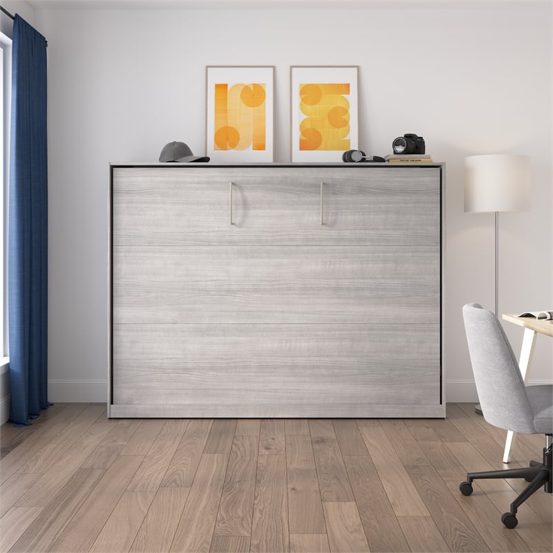 Claremont 85W Queen Horizontal Murphy Bed - Engineered Wood