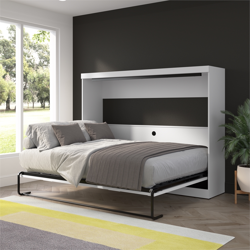 Pur 85W Queen Horizontal Murphy Bed - Engineered Wood