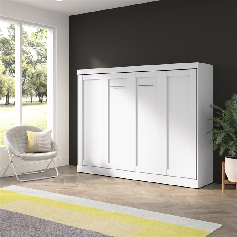 Pur 85W Queen Horizontal Murphy Bed - Engineered Wood