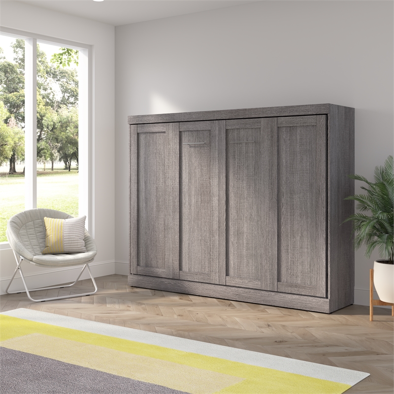 Pur 85W Queen Horizontal Murphy Bed - Engineered Wood