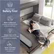 Pur 85W Queen Horizontal Murphy Bed - Engineered Wood