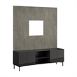 71W TV Stand and Entertainment Center with Small Wall Panel - Engineered Wood