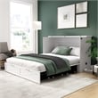Key West 65W Queen Murphy Cabinet Bed with Pullout Drawer - Engineered Wood