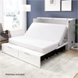 Key West 65W Queen Murphy Cabinet Bed with Drawer Mattress - Engineered Wood