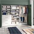 Florence 107W x 16D Walk-In Closet Organizer System Slab - Engineered Wood