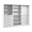 Florence 107W x 16D Walk-In Closet Organizer System Slab - Engineered Wood