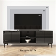 118W Entertainment Center with TV Stand Media Storage Towers - Engineered Wood