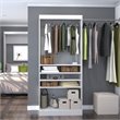 Bestar Pur 36W Closet Organizer in White - Engineered Wood
