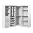 Bestar Pur 83W Walk-In Closet Organizer in White - Engineered Wood
