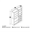 Bestar Pur 61W Closet Organizer System in White - Engineered Wood