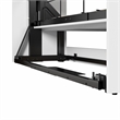 Bestar Pur Full Murphy Bed with Shelving Unit (84W) in White