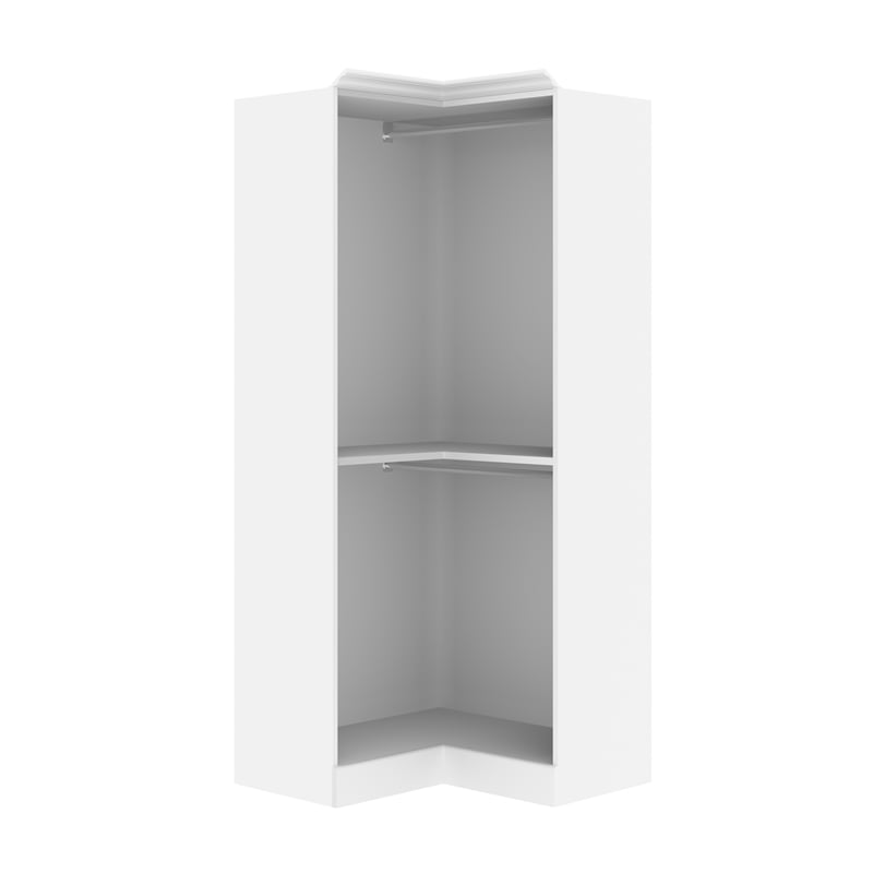 36W Closet Storage Cabinet in White by Bestar