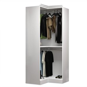 bestar versatile 36'' corner closet storage unit