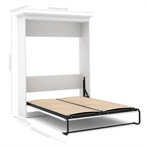 bestar versatile wall bed in white