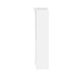 Bestar Versatile Wood Queen Murphy Bed and Organizer with Doors in White