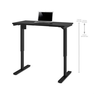 bestar power adjustable standing desk in black