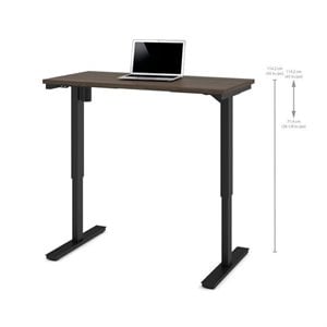 bestar power adjustable standing desk in antigua