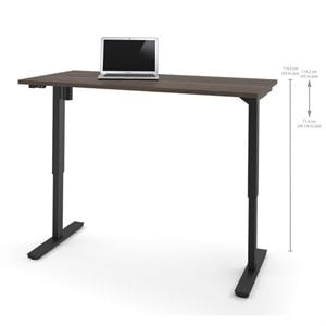 Bestar Power Adjustable Standing Desk in Antigua