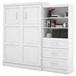 Bestar Pur Queen Wall Bed with Storage in White