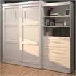 Bestar Pur Queen Wall Bed with Storage in White