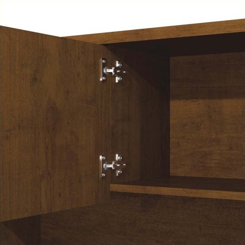 Bestar Embassy L Shape Home Office Wood Computer Desk Set With Hutch Bestar Embassy L Shape Home Office Wood Computer Desk Set With Hutch In Tuscany Brown