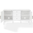 Crosley Landon 3 Drawer Sideboard in White