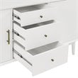 Crosley Landon 3 Drawer Sideboard in White