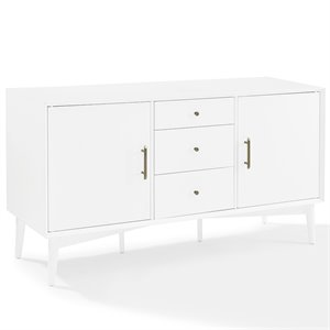 Crosley Landon 3 Drawer Sideboard in White