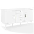 Crosley Landon 3 Drawer Sideboard in White