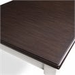 Crosley Furniture Shelby Wood Turned Leg Extendable Dining Table in White