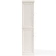 Crosley Furniture Seaside Wood 4 Door Coastal Pantry in Distressed White
