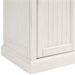 Crosley Furniture Seaside Wood 4 Door Coastal Pantry in Distressed White