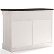 Crosley Furniture Shelby Wood 2 Drawer Buffet in Distressed White/Dark Brown