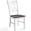 Crosley Furniture Shelby Wood Turned Leg Dining Side Chair in White (Set of 2)