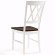 Crosley Furniture Shelby Wood Turned Leg Dining Side Chair in White (Set of 2)