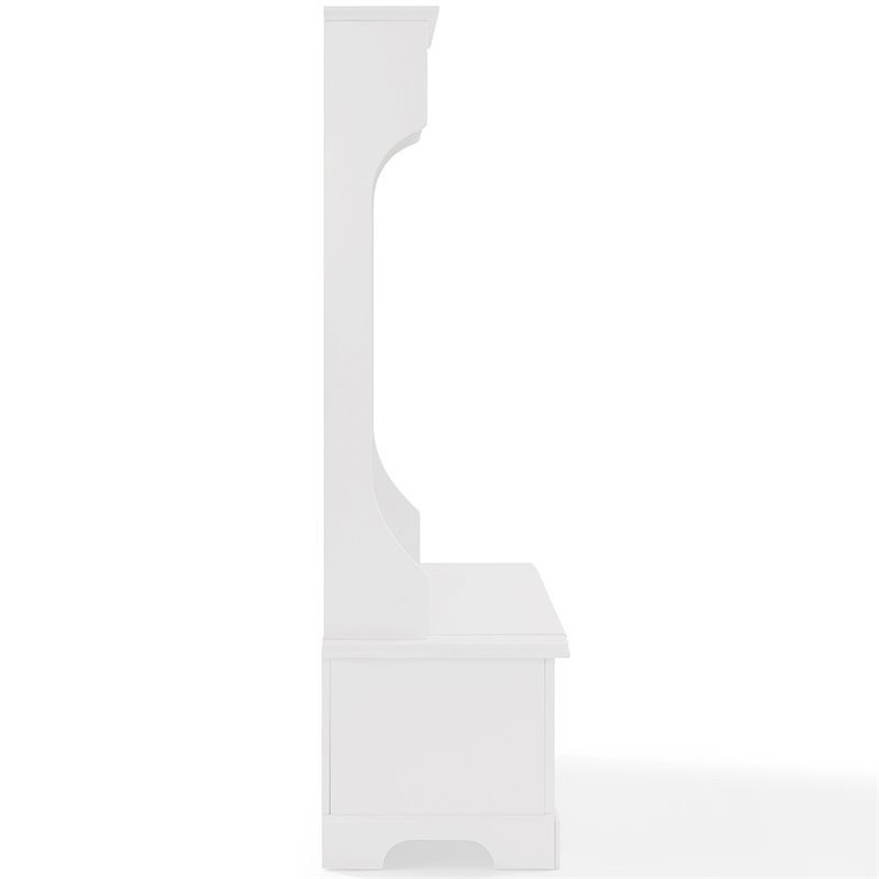 Crosley Campbell Hall Tree in White