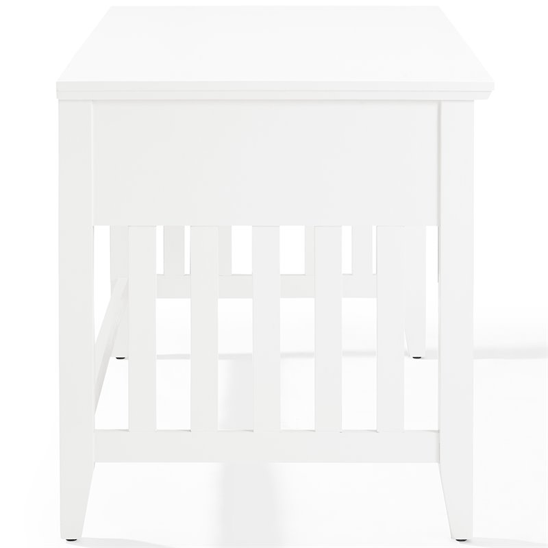 Crosley Adler Computer Desk In White Cf6508 Wh