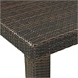 Crosley Palm Harbor Wicker Counter Height Patio Dining Table in Brown