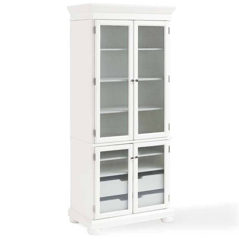 Crosley Alexandria 4 Door Kitchen Pantry In White Kf33001wh