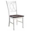 Crosley Furniture Shelby 7 Piece Wood Extendable Dining Set in Distressed White